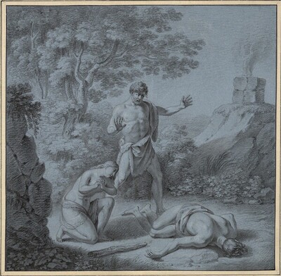 Adam und Eva klagen um Abel von Andreas Hardter