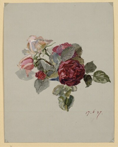 Rosen und Knospen von Marie Lippert-Hoerner