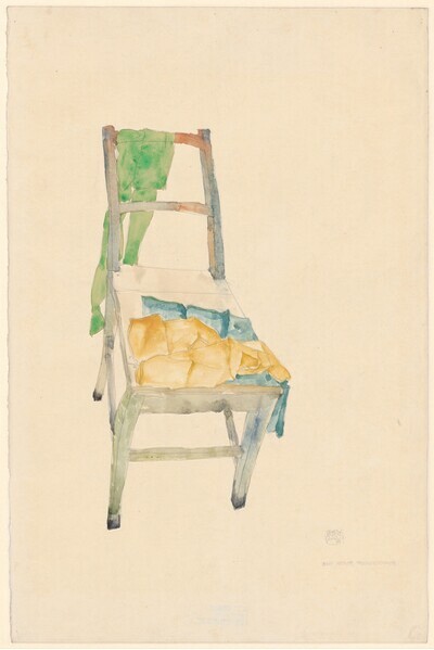 "Zwei meiner Taschentücher" von Egon Schiele
