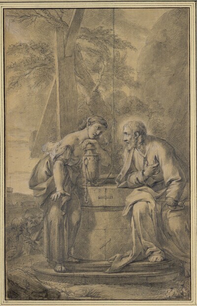 Christus und die Samariterin am Brunnen von Christian Gottlieb Mietzsch