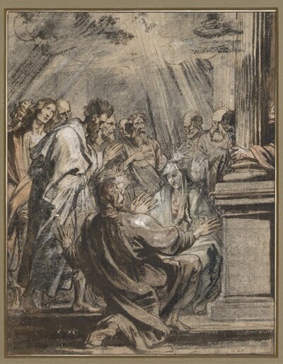 Die Ausgießung des hl. Geistes (Pfingsten) von Anthonis van Dyck