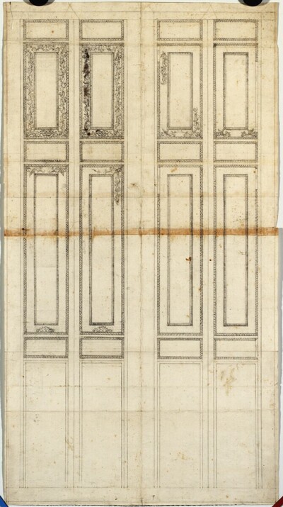 Rom, San Giovanni in Laterano, Mittelportal, Türflügel von Francesco Borromini