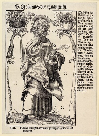 Der Evangelist und Apostel Johannes von Lucas Cranach d. Ä.