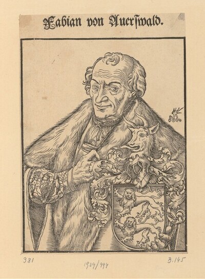 Fabian von Auerswald, der Ringer von Lucas Cranach d. J.