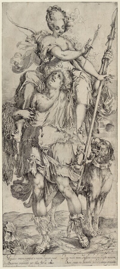 Diana und Orion von Jacques Bellange