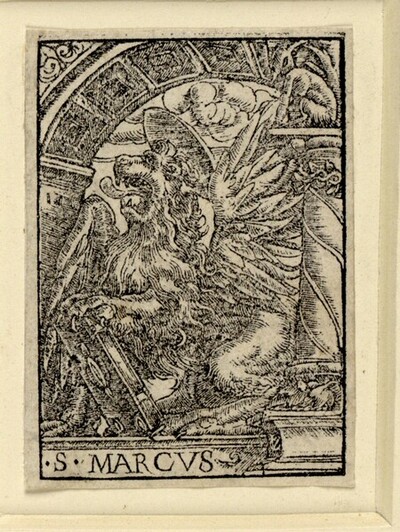 Evangelistensymbol Markus von Hans Holbein d. J.