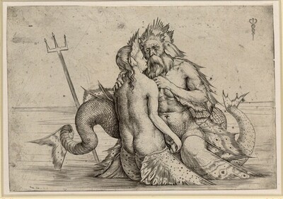 Triton und Nereide von Jacopo de' Barbari