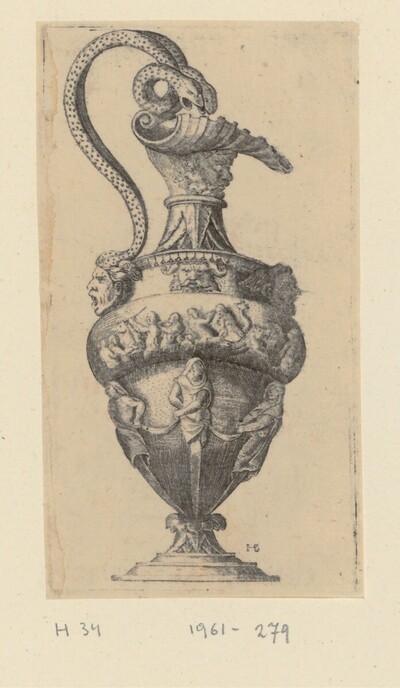 Dekorative Vase von Hans Brosamer