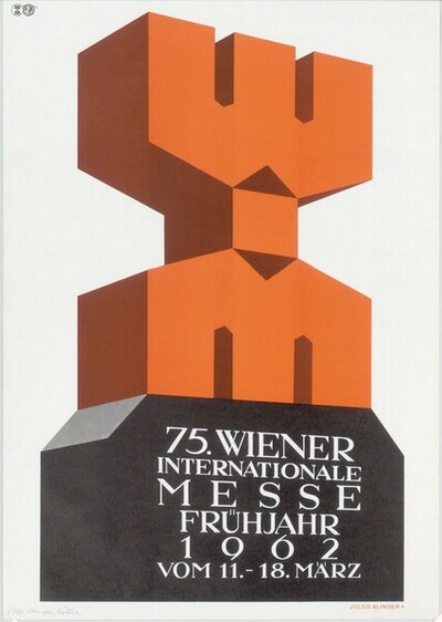 WIM; 75 WIENER INTERNATIONALE MESSE; FRÜHJAHR; 1962 von Julius Klinger