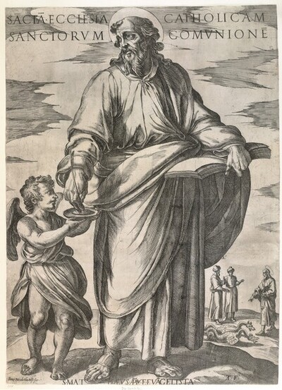 Heiliger Apostel Matthäus Evangelist von Antonio Tempesta