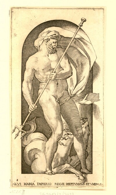 Neptun von Giovanni Giacomo Caraglio