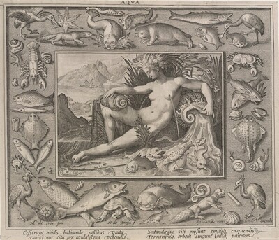 Die vier Elemente: Aqua von Nicolaes de Bruyn