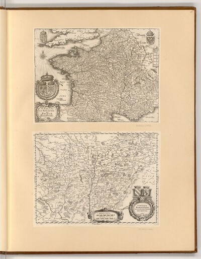 Frankreich; Burgund (Landkarte) von Matthäus Merian der Ältere