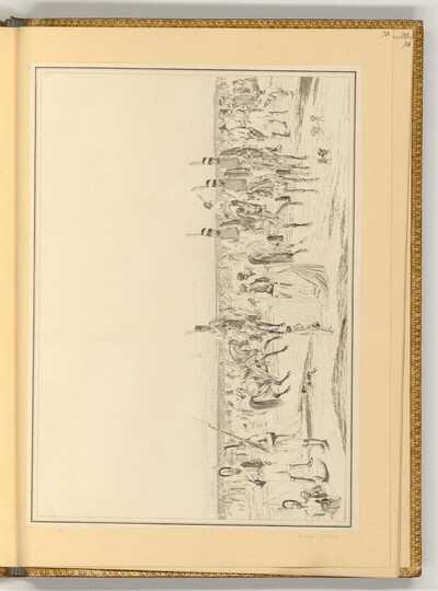 Soldaten und eine Gruppe von Frauen und Männern von Wilhelm Alexander Wolfgang von Kobell