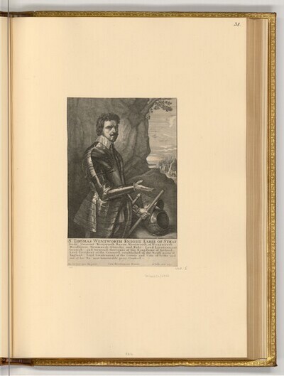 Porträt Sr. Thomas Wentworth Knight Earle of Strafforde von Wenzel Hollar