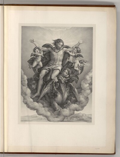 Christus mit den Symbolen der vier Evangelisten von Francesco di Marco di Giacomo Raibolini, gen. Francesco Francia