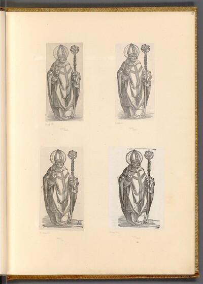 Stehender Bischof mit Bischofsstab von Albrecht Dürer