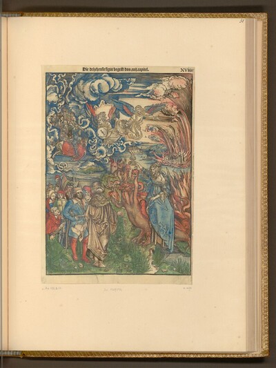 Die Apokalypse: Das babylonische Weib von Albrecht Dürer
