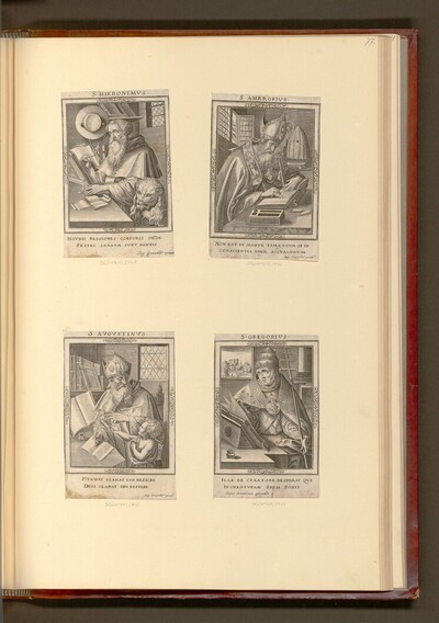 Die vier Kirchenväter von Jacques Grandhomme