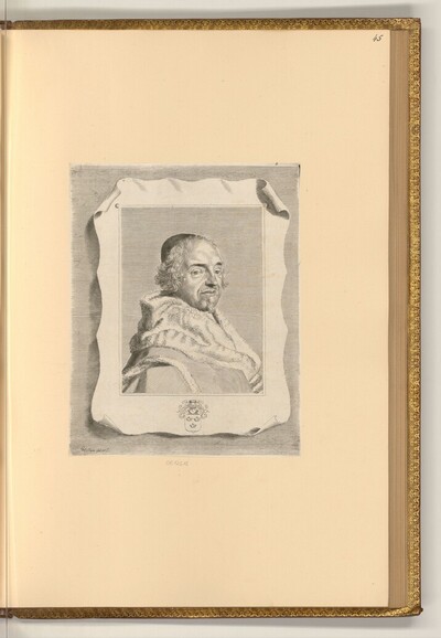Porträt Théodore de Nesmond von Claude Mellan