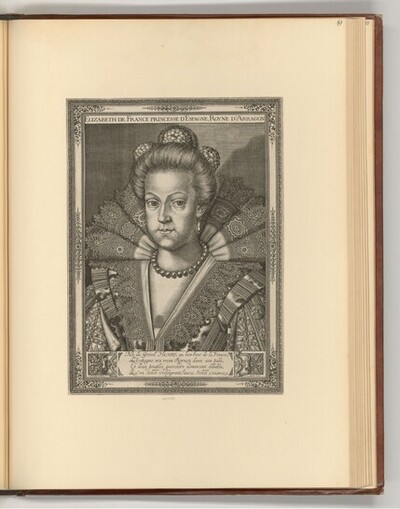 Porträt Élisabeth de Bourbon von Léonard Gaultier