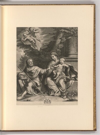 Heilige Familie von François de Poilly der Ältere
