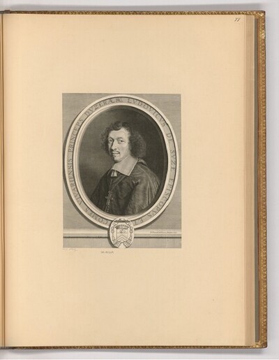 Porträt Louis-François de la Baume de Suze von Robert Nanteuil