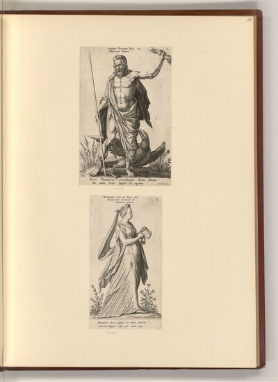 Jupiter; Mnemosyne von Theodor de Bry