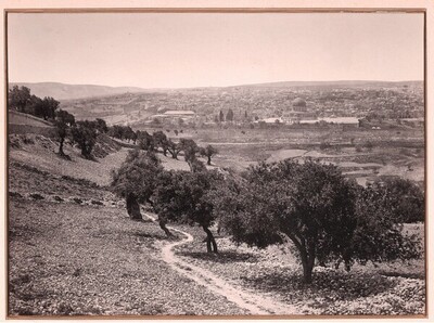 Jerusalem from the Mount of Olives von Francis Bedford
