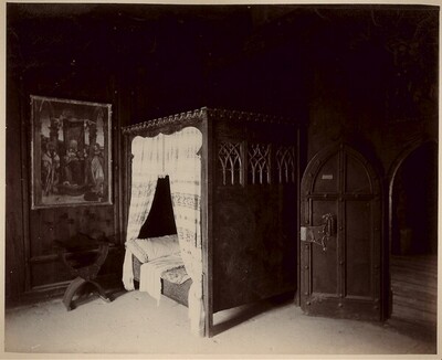 Meran, Schlafkammer in der alten landesfürstlichen Burg von Jakob August Lorent
