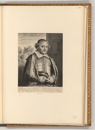 Porträt Joost van Vondel von Jan Lievens