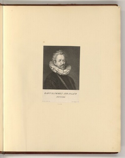 Porträt Bartolomäus Spranger von Carlo Gregori