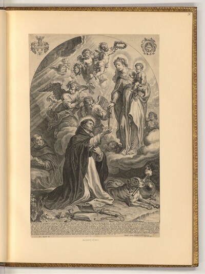 Hl. Dominikus von Cornelis Galle der Ältere