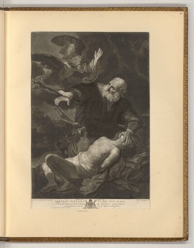 Abrahams Opfer von Johann Gottfried Haid