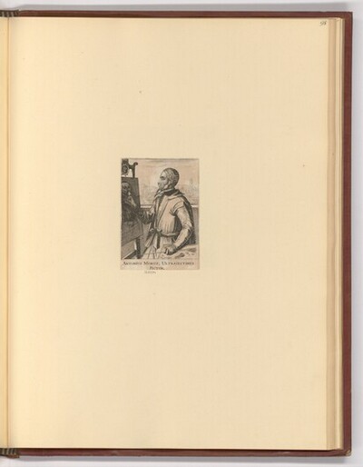 Porträt Anthonis Mor von Hendrik Hondius der Ältere
