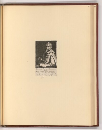 Porträt Joost van Winghe von Hendrik Hondius der Ältere
