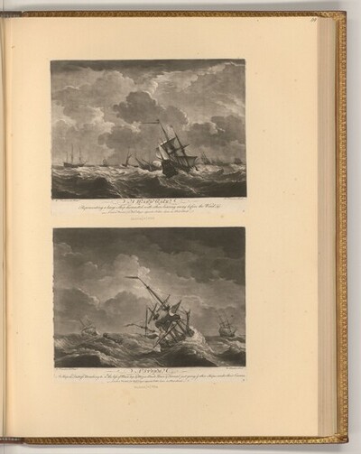 A hard gale; A storm von Richard Houston