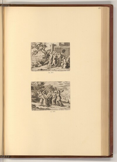 Abraham mit den drei Engeln; Loth mit Engeln von Paul van Somer