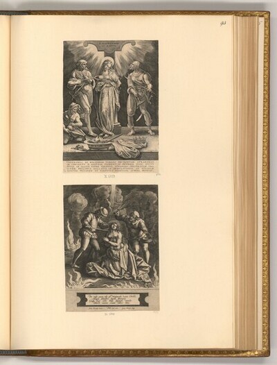 Hl. Agatha; Hl. Lucia von Antonie Wierix II