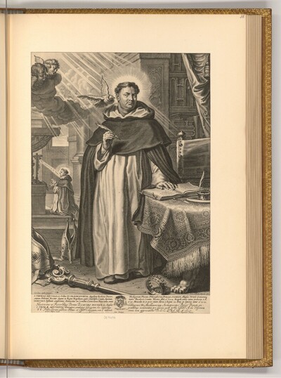 Thomas von Aquin von Cornelis Galle der Ältere