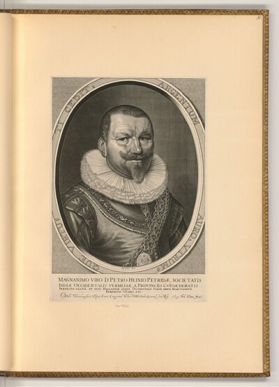 Porträt des Piet Heyn, Admiral der Niederländischen Flotte von Willem Hondius