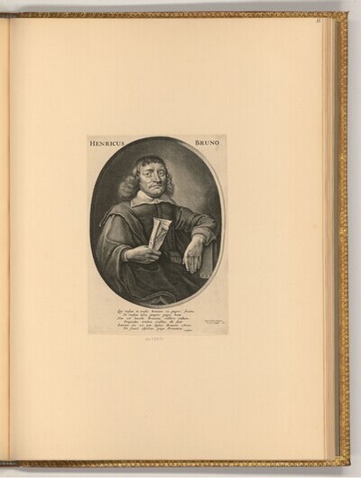Porträt Henricus Bruno von Reinier van Persyn gen. Narcisse