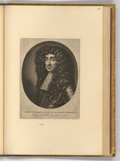 Porträt Charles II., König von England von Abraham Blooteling