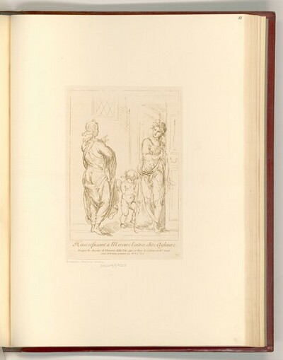 Herse und Merkur von Comte Anne Claude Philippe de Caylus