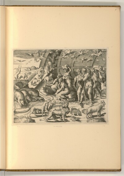 Arche Noah von Giulio Bonasone