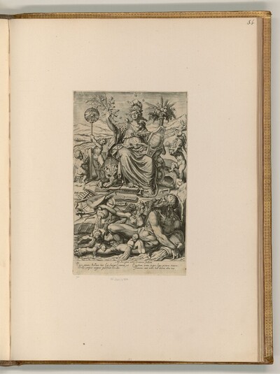 Allegorie über Cremona von Agostino Carracci