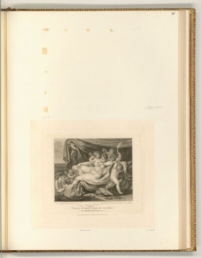 Venus, umgeben von Amoretten von Francesco Bartolozzi