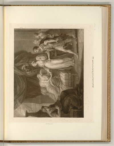 The Death of Arcite von Francesco Bartolozzi