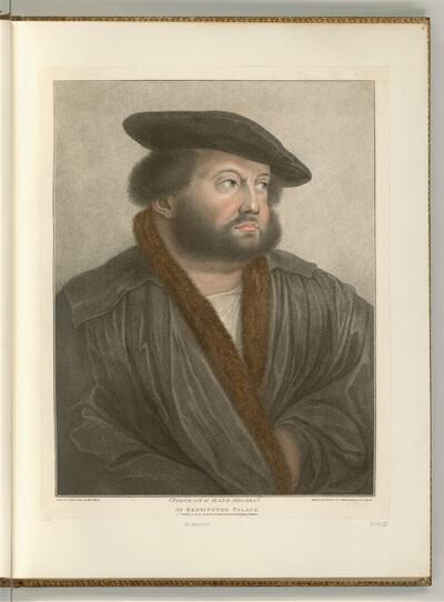 Porträt Hans Holbein von Francesco Bartolozzi