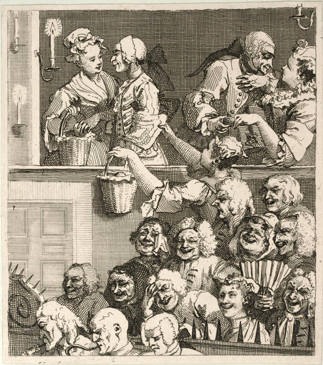 William Hogarth, The Laughing Audience, Inv. Nr.: DG6264